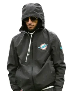2025 Miami Dolphins Coach Mike McDaniel Black Jacket