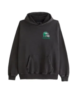 Abercrombie Eagles Black Popover Hoodie