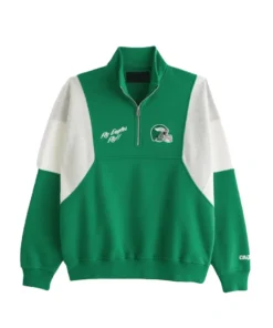 Abercrombie Philadelphia Eagles Half-Zip Sweatshirt