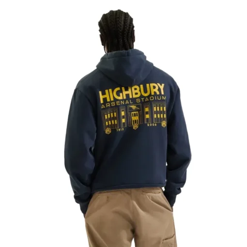 Arsenal Classics Navy East Stand Hoodie For Woman