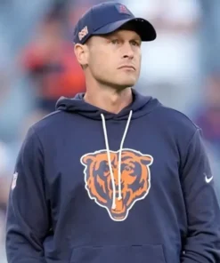 Ben Johnson Chicago Bears 2025 Sideline Hoodie For Man