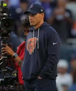 Ben Johnson Chicago Bears 2025 Sideline Hoodie UnisexBen Johnson Chicago Bears 2025 Sideline Hoodie Unisex