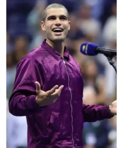 Carlos Alcaraz Six Kings Slam 2025 Purple Jacket