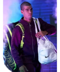 Carlos Alcaraz Six Kings Slam 2025 Purple Jacket Unisex