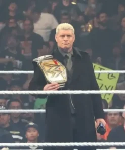 Cody Rhodes 2025 SmackDown Black Coat For Man