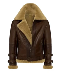 Douglas Aviator RAF SF Shearling Fur Bomber Jacket