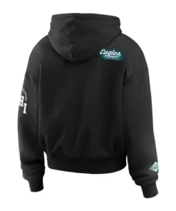 Erin Andrews Philadelphia Eagles Black Quarter-Zip Hoodie For Man