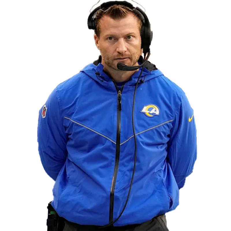 LA Rams 2025 Coach Sean McVay Blue Jacket