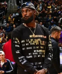 LeBron James Los Angeles Lakers Preseason 2025 Printed Sweatshirt