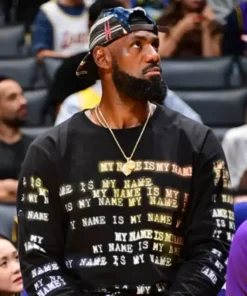 LeBron James Los Angeles Lakers Preseason 2025 Printed Sweatshirt For Man