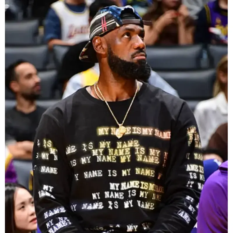 LeBron James Los Angeles Lakers Preseason 2025 Printed Sweatshirt For Man