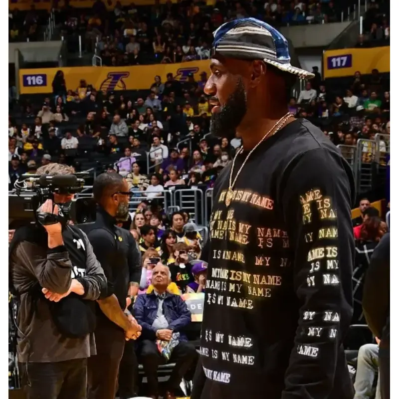 LeBron James Los Angeles Lakers Preseason 2025 Printed Sweatshirt Unisex