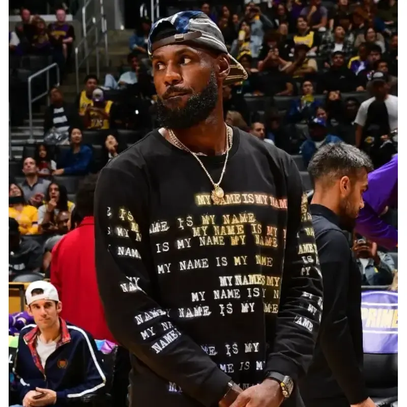 LeBron James Los Angeles Lakers Preseason 2025 Printed Sweatshirt