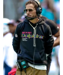 Mike McDaniel Dolphins 2025 Crucial Catch Hoodie New