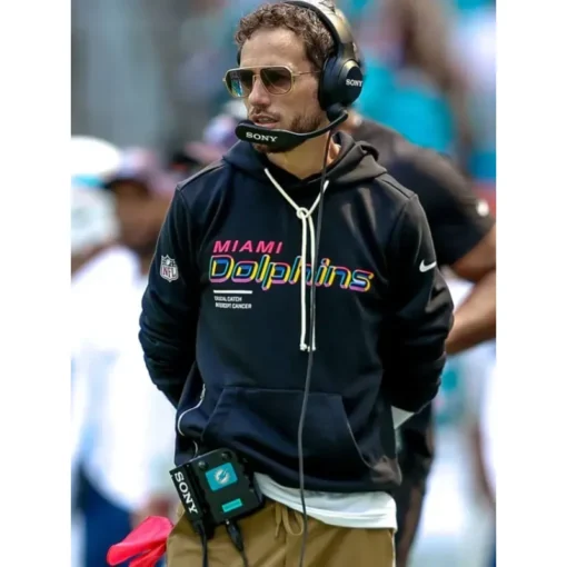 Mike McDaniel Dolphins 2025 Crucial Catch Hoodie New