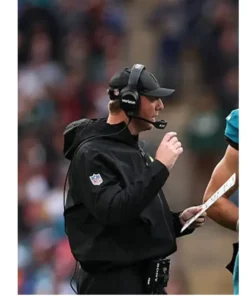 New Orleans Saints 2025 Coach Kellen Moore Black Jacket Unisex