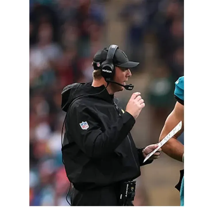 New Orleans Saints 2025 Coach Kellen Moore Black Jacket Unisex