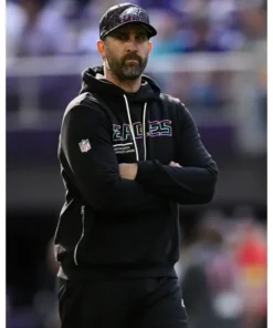 Nick Sirianni Eagles Black 2025 Crucial Catch Hoodie For Man