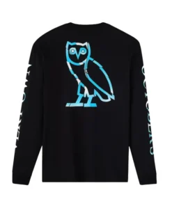 OVO Phantom Long-Sleeve T-Shirt Black