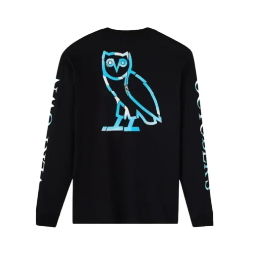 OVO Phantom Long-Sleeve T-Shirt Black