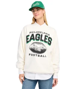 Philadelphia Eagles Historic Arch Cloud ’47 Oversized Crewneck
