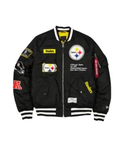Pittsburgh Steelers New Era x Alpha Industries MA-1 Bomber Jacket