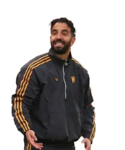 Ruben Amorim Manchester United 2025 Black Jacket For UnisexRuben Amorim Manchester United 2025 Black Jacket For Unisex