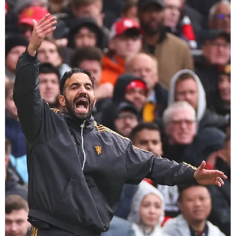 Ruben Amorim Manchester United 2025 Black Jacket