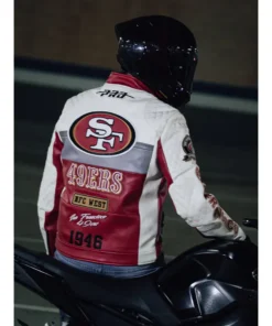 San Francisco 49ers Moto Jacket