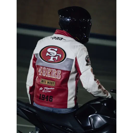San Francisco 49ers Moto Jacket