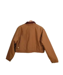 Vintage Carhartt x NY Yankees Crop Jacket For Woman Brown
